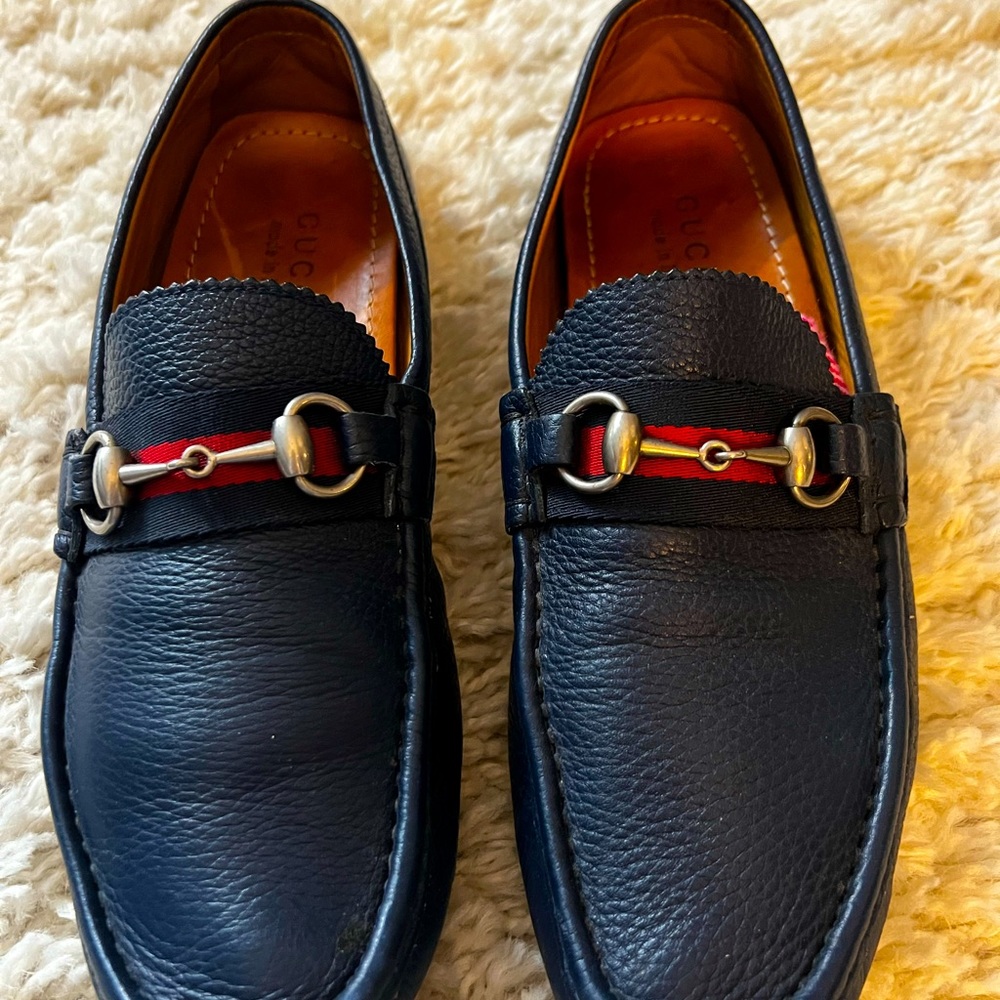 Gucci Men’s Driver Loafer Navy